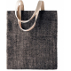 Kimood 100% natural yarn dyed jute bag