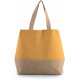 Kimood CANVAS & JUTE HOLD-ALL SHOPPER BAG