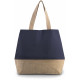 Kimood CANVAS & JUTE HOLD-ALL SHOPPER BAG