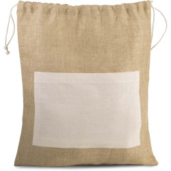 Kimood JUTE DRAWSTRING BAG