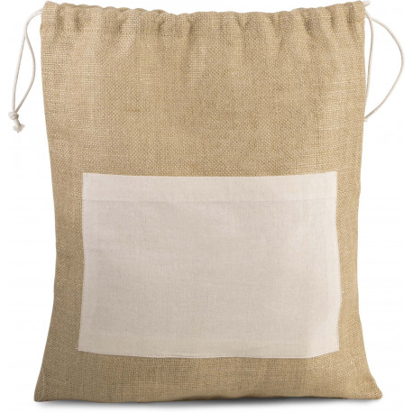 Kimood JUTE DRAWSTRING BAG