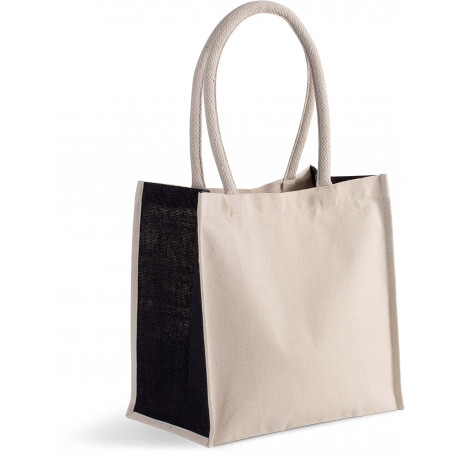 Kimood Cotton/jute tote bag - 17�L