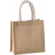 Kimood Sac style cabas en toile de jute - petit mod�le