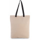 Kimood Sac shopping � soufflet avec poign�e contrast�e