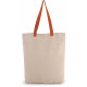 Kimood SHOPPER BAG WITH GUSSET AND CONTRAST COLOUR HANDLE