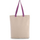 Kimood SHOPPER BAG WITH GUSSET AND CONTRAST COLOUR HANDLE