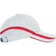 K-up TEAM - CASQUETTE BICOLORE 6 PANNEAUX