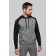 Proact Adult two-tone hooded sweatshirt