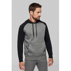 Proact Sweat-shirt capuche bicolore adulte