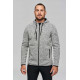 Proact Men´s heather hooded jacket