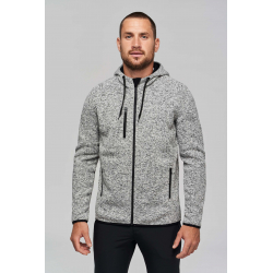 Proact Men´s heather hooded jacket