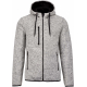 Proact Men´s heather hooded jacket