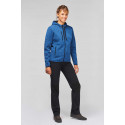 Proact Ladies� heather hooded jacket