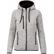 Proact Ladies� heather hooded jacket