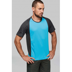 Proact T-SHIRT BICOLORE SPORT MANCHES COURTES UNISEXE