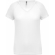 Proact T-shirt de sport manches courtes col v femme