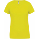 Proact T-shirt de sport manches courtes col v femme