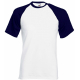 Fruit of the Loom T-SHIRT BASEBALL VALUEWEIGHT