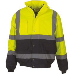 Yoko Hi-Vis Two Tone Bomber Jacket