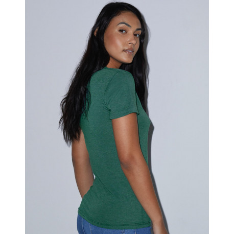 American Apparel Women´s Tri-Blend Crew Neck T-Shirt