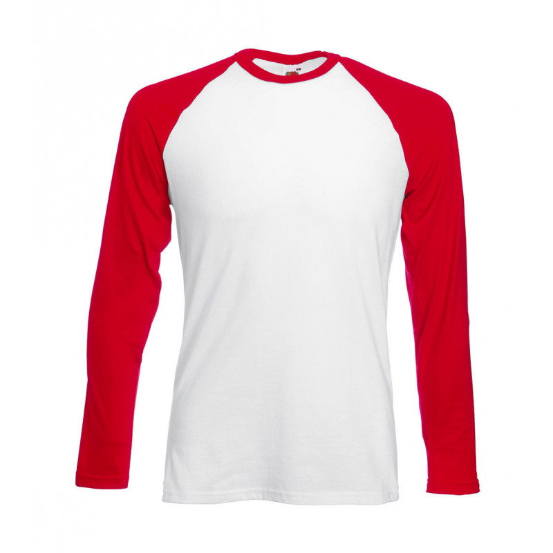 Long Sleeve Baseball TShirt Kameleon Textile Impression et