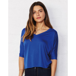 Bella+Canvas Flowy Boxy V-Neck T-Shirt