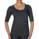 Anvil Women´s Tri-Blend Deep Scoop 1/2 Sleeve Tee