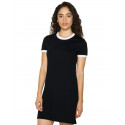 American Apparel Women´s Poly-Cotton Ringer T-Shirt Dress