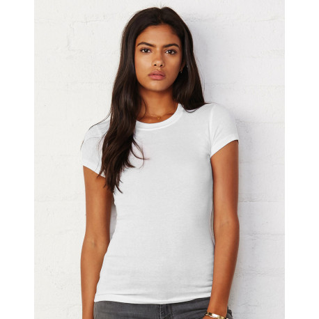 Bella+Canvas Sheer Mini Rib T-Shirt