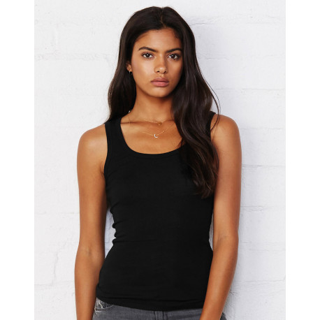 Bella+Canvas Sheer Mini Rib Tank Top