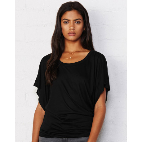 Bella+Canvas Flowy Draped Sleeve Dolman T-Shirt