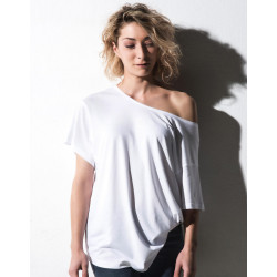 Nakedshirt Kate Viscose-Cotton Fashion Boxy T-Shirt