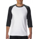 Anvil Adult Tri-Blend 3/4 Sleeve Raglan Tee