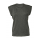 Bella+Canvas Women´s Flowy Muscle Tee Rolled Cuff