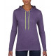 Anvil Women´s Fashion Basic LS Hooded Tee