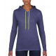 Anvil Women´s Fashion Basic LS Hooded Tee