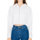 American Apparel Women´s Flex Cropped Zip Hooded Sweat