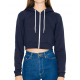 American Apparel Women´s Flex Cropped Zip Hooded Sweat