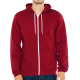 American Apparel Unisex Flex Zip Hooded Sweat