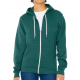 American Apparel Unisex Flex Zip Hooded Sweat