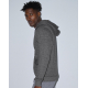 American Apparel Unisex Mock Twist Zip Hooded Sweat