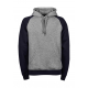 Tee Jays Two-Tone Hooded Sweatshirt