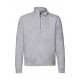 Fruit of the Loom Zip Neck Raglansweat