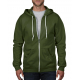 Anvil Adult Fashion Full-Zip Hooded Sweat